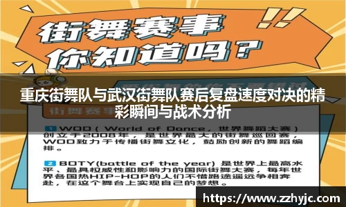 重庆街舞队与武汉街舞队赛后复盘速度对决的精彩瞬间与战术分析