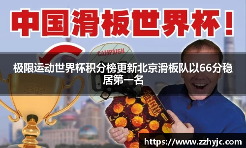极限运动世界杯积分榜更新北京滑板队以66分稳居第一名